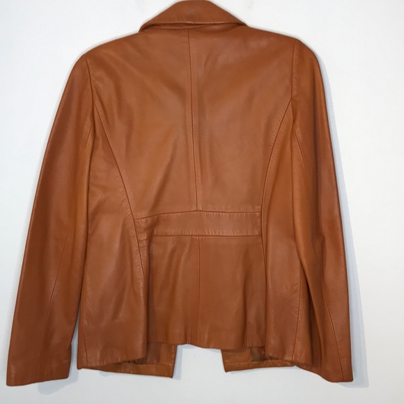 Vintage Bob & Christensen cognac leather blazer - Picture 11 of 14